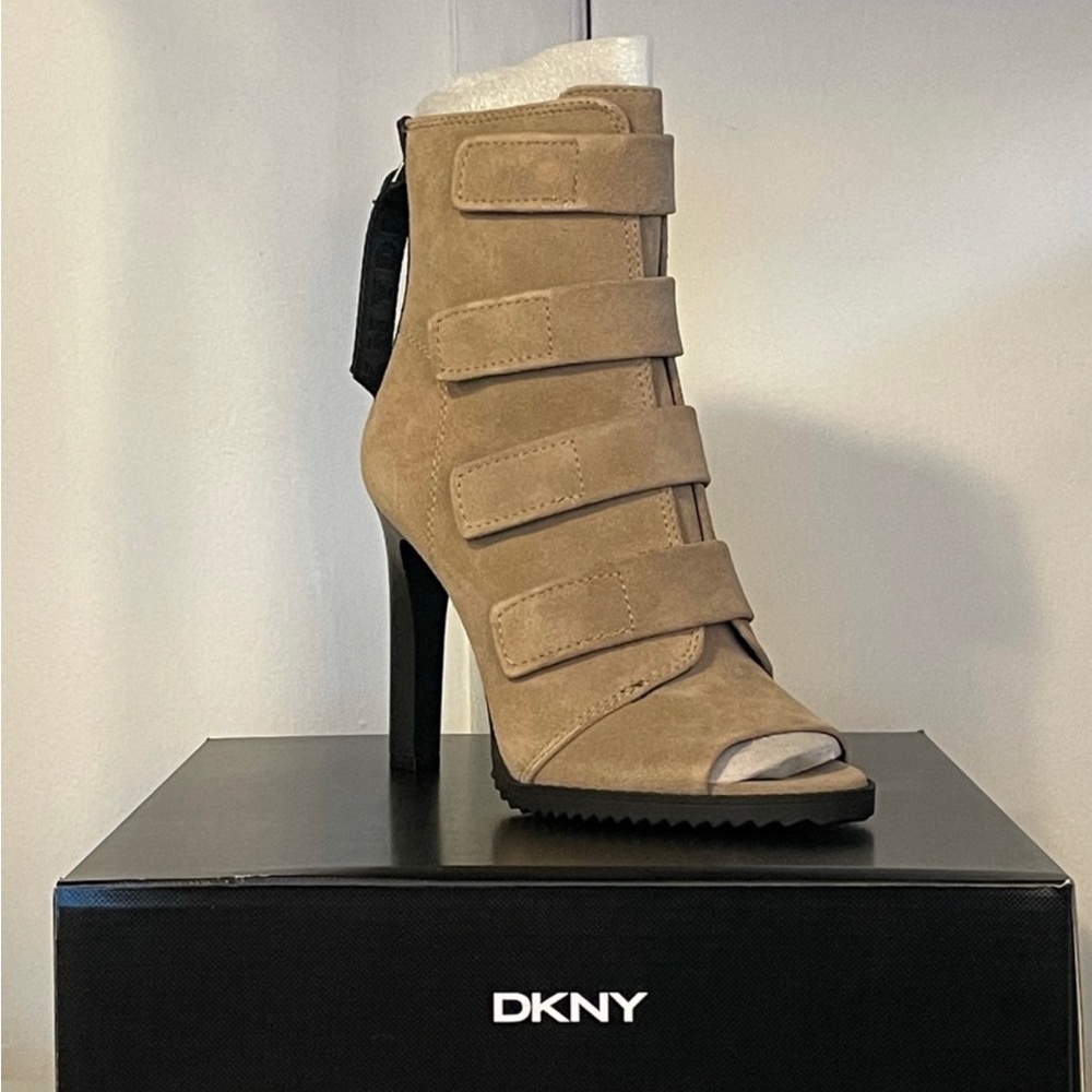 Blake Suede Peep Toe Boots NWT